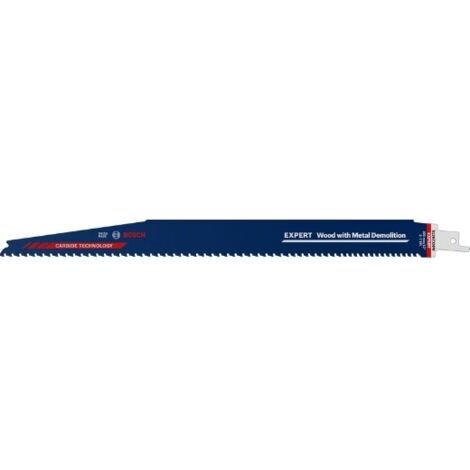 Bosch Professional 1x Lame per Seghe Universali Expert ‘Wood with Metal Demolition’ S 1267 XHM per Legno con Metallo Resistente, Lunghezza 300 mm, Accessorio Sega Universale