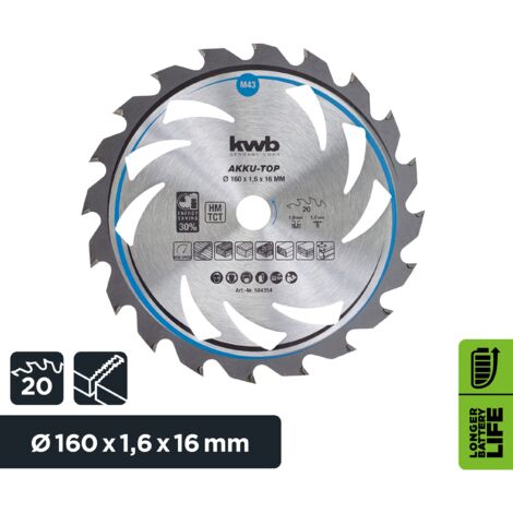 Lama Per Sega Circolare HM D. 160 X Al. 20 X Ep. Diamwood