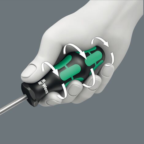 Wera, 368 Giravite per viti ad incavo quadro, 1 x 80 mm