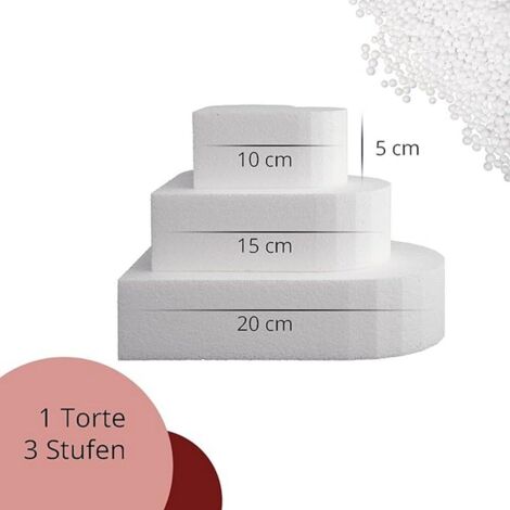Gateau Bonbon MCE-Commerce Lot De 3 Gâteaux En Polystyrène-Hauteur 7 Cm 10 Cm 15 Cm Forme Lapin Blanc 70x100x105 Mm Gateau Bonbon MCE-Commerce Lot De 3 Gâteaux En Polystyrène-Hauteur 7 Cm 10 Cm 15 Cm Forme Lapin Blanc 70x100x105 Mm