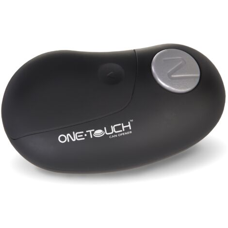 Culinare C50650 One Touch Apriscatole Elettrico, Nero, Plastica, Acciaio Inossidabile, Apriscatole Automatico, Funzionamento a Batteria, Utilizzo a Mani Libere, Magnetico (1/4)