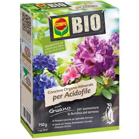 COMPO, CONCIME ORGANO MINERALE COMPO BIO PER ACIDOFILE 750GR (1/4)