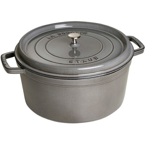 STAUB Casseruola Rotonda, Ghisa, Grigio (Grafite), 34 cm (1/5)