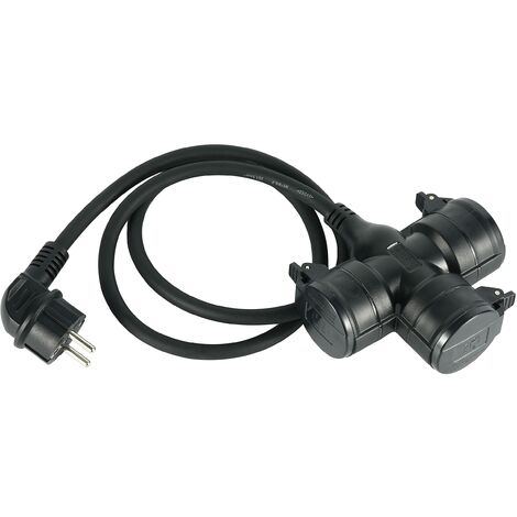 Adattatore Da Schuko A Spina CEE 2P+T - Cavo Gomma IP44 30cm, Per Camper, Barca, Cantiere - Foto 4