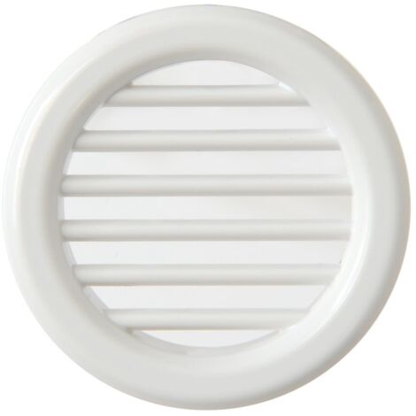 100mm Griglia Ventilazione Regolabile in Plastica ABS Argento con 100mm Griglia Ventilazione Regolabile in Plastica ABS Argento con