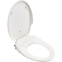 American Standard 5900A05G.020 AquaWash-Sedile per Bidet Non Elettrico, per WC Allungato, Bianco
