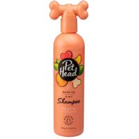 Pet Head Shampoo e Balsamo per cani Quick Fix Profumo di pesca Nutre e distende il pelo Ingredienti Naturali e Vegani Formula delicata per cuccioli 300ml