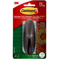 Command - Gancio grande con strisce in schiuma, colore: Bronzo metallizzato