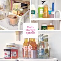 iDesign Rosanna Pansino Kitchen Organizzazione e Contenitori Portaoggetti, Trasparente