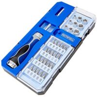 Faithfull SDSET33R - Set di cacciaviti e bussole a cricchetto, 33 pezzi