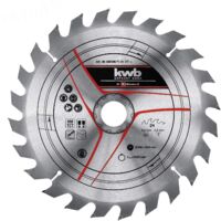 Lama Sega Circolare 250mm KWB - 24 Denti Per Legno Duro E Compensato