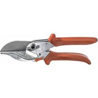 Original LÖWE Mitre Forbici 3.104/HÜ con trasmissione a leva e arresti a 45 gradi, per uso industriale e artigianale, per materiali duri e piatti come plastica, gomma, legno, PVC, pelle