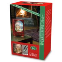 Globo Di Neve A LED Babbo Natale Con Animali KONSTSMIDE - Decorazione Natalizia Ad Acqua, Timer 5 Ore, Alimentazione USB O Batterie