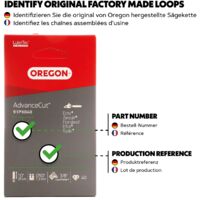 Catena Motosega Oregon AdvanceCut 40 Maglie - Per Barre 25cm Passo 3/8 Calibro 1.3mm - Foto 12