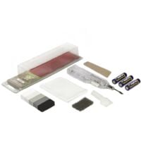 Kit riparazione piastrelle a pavimento e a muro, Colori bianco grigio Set