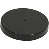 SECURIT - Base per Colonna Posacenere - Per Bar, Ristoranti, Pub, Negozi - Acciaio Inox Rivestito - Colore Nero
