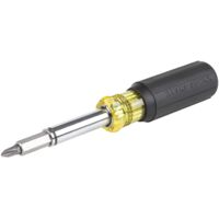 Klein Tools 32500MAG - Cacciavite magnetico multi-bit, 11 in 1, attrezzo multiuso con 8 punte, 3 dimensioni cacciavite, impugnatura a cuscino