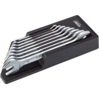 Hazet 450N/8Rs Serie di Chiavi a Forchetta Doppia, Argento, Numero Utensili 8