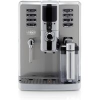 Gaggia Accademia Macchina da Caffè Automatica, per Espresso e Bevande a Base di Latte, Caffè in Grani o Macinato, RI9702/012, Silver, 1500W