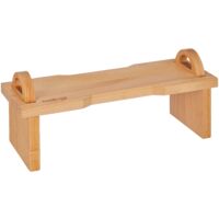 Fackelmann Camilla Gift Tagliere Vassoio Alzatina da portata in Legno di Faggio 40x16cm, Scomponibile in 3 parti, con Manici per agevolare il servizio removibili e salvaspazio