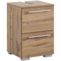 Schildmeyer Carlos 148584 - Mobile sottolavabo, finitura rovere rustico, 40,2 x 59,1 x 35 cm