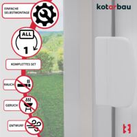 Maniglia Per Porta Balcone In Alluminio | Colore Bianco RAL 9016 | Facile Montaggio | Per PVC E Alluminio - Foto 5