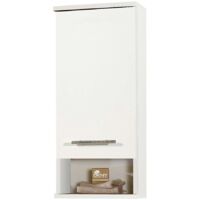 Schildmeyer 116619 Isola - Armadietto pensile, 30 x 20,5 x 71 cm, Bianco