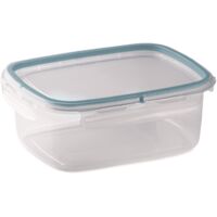 Snips - Set 3 Contenitori per Alimenti 1,8L Trasparenti, Coperchio Salva Freschezza con 4 Chiusure di Sicurezza - Contenitore per Cibi 22,5x17,7x13 Frigorifero, Microonde, Lavastoviglie Made in Italy
