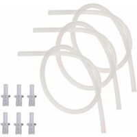 Tubo del latte 3 x e 6 x nippli per macchine da caffè completamente automatiche – compatibile con Jura Impressa Giga