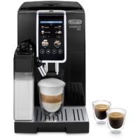 De'Longhi Dinamica Plus ECAM382.70.B, Macchina Automatica per Caffè in Chicchi, Macchina Cappuccino con Tecnologia LatteCrema, Macchina Espresso con 18 Ricette, Schermo TFT 3,5", 1450W, Nero