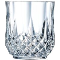 Cristal D'arques Paris Collezione Longchamp - 6 bicchieri bassi da 32 cl, in Kwarx, lucidi, trasparenza e resistenza