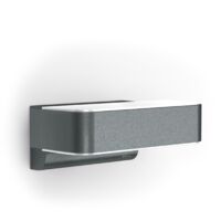 Steinel Lampada da parete L 810 SC, sensore di movimento a 160°, 9,8 W, collegabile tramite app, in alluminio