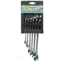 Mannesmann - M19826 – Set di chiavi inglesi, cricchetto e anello, 6 pz.