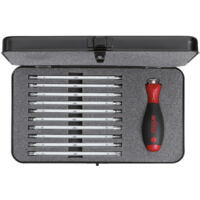 Wiha Set di giravite con lame di ricambio SYSTEM 6 Assortiti 12 pz. con custodia (00623)