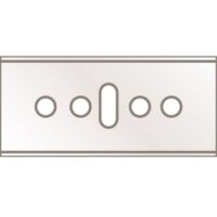 MARTOR 10 x LAMA INDUSTRIALE, lame di ricambio per cutter, coltelli di sicurezza, 18,4 mm, affilate, riutilizzabili su 4 lati, NR. 45