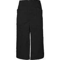 Velilla Grembiule lungo con apertura e tasche unisex adulto, Nero, Taglia unica