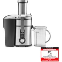 Gastroback Spremiagrumi 40151 Design Multi Juicer Digital, 1300 Watt, motore professionale, XXL – pozzo di riempimento (Ø 84 mm), 5 livelli di velocità