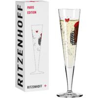 Ritzenhoff Paris Edition 1072005 - Bicchiere da champagne da 200 ml, con flauto di champus, colorato, prodotto in Germania