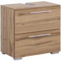 Schildmeyer Carlos 148595 - Mobile sottolavabo, finitura rovere rustico, 60,2 x 59,1 x 35 cm