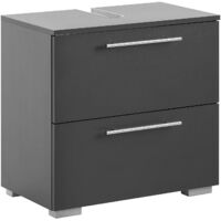 Schildmeyer Carlos 148596 - Mobile base lavabo, grigio antracite, 60,2 x 59,1 x 35 cm