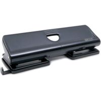 Rapesco 1054 720 Perforatrice a 4 Fori, Fora fino a 22 Fogli, Nero