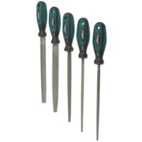 Brüder Mannesmann Set 5 Lime da Ferro da Mazzo 200 mm 61006