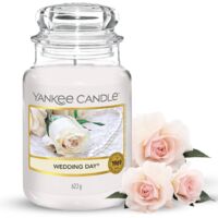 Yankee Candle Candela profumata in giara grande Giorno del matrimonio Durata Fino a 150 Ore