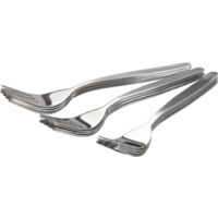 Domestic by Mäser, Serie 200, 13/0 200 - Forchette da tavola, confezione da 12, pezzi, design semplice in acciaio inox