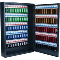 Armadietto Per Chiavi Pavo Deluxe - Con 100 Gancetti, Grigio Scuro - Per Hotel, Uffici, Casa - Foto 2