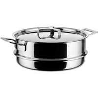 Alessi AJM307 Pots&Pans Cestello per Cotture al Vapore in Acciaio Inossidabile 18/10 Lucido