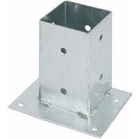 Porta Palo Da Avvitare In Acciaio - Per Pali Legno Ø121 Mm - Foto 7