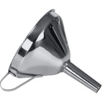 Fackelmann Imbuto da Cucina per riempire Bottiglie, Materiale in Resistente Acciaio Inossidabile, appendibile e salvaspazio, Dimensioni Circa 11 x 10 cm