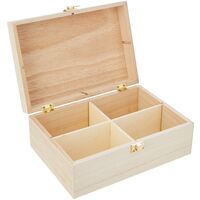 Portagioie In Legno Artemio - Scatola Con Scomparti E Cassetto, Design Elegante Beige - Foto 9