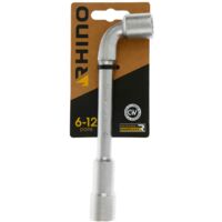 Rhino - Chiavi tubolari e a tubo, chiave per tubo da 15 mm - Diametro 15 mm - Impronta 6/12 esagonale - Realizzato in acciaio (cromo vanadium) - Garanzia a vita - Diverse misure disponibili